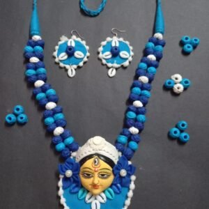 Traditional Maa Durga Jewellery Set (1 Necklace, Earrings