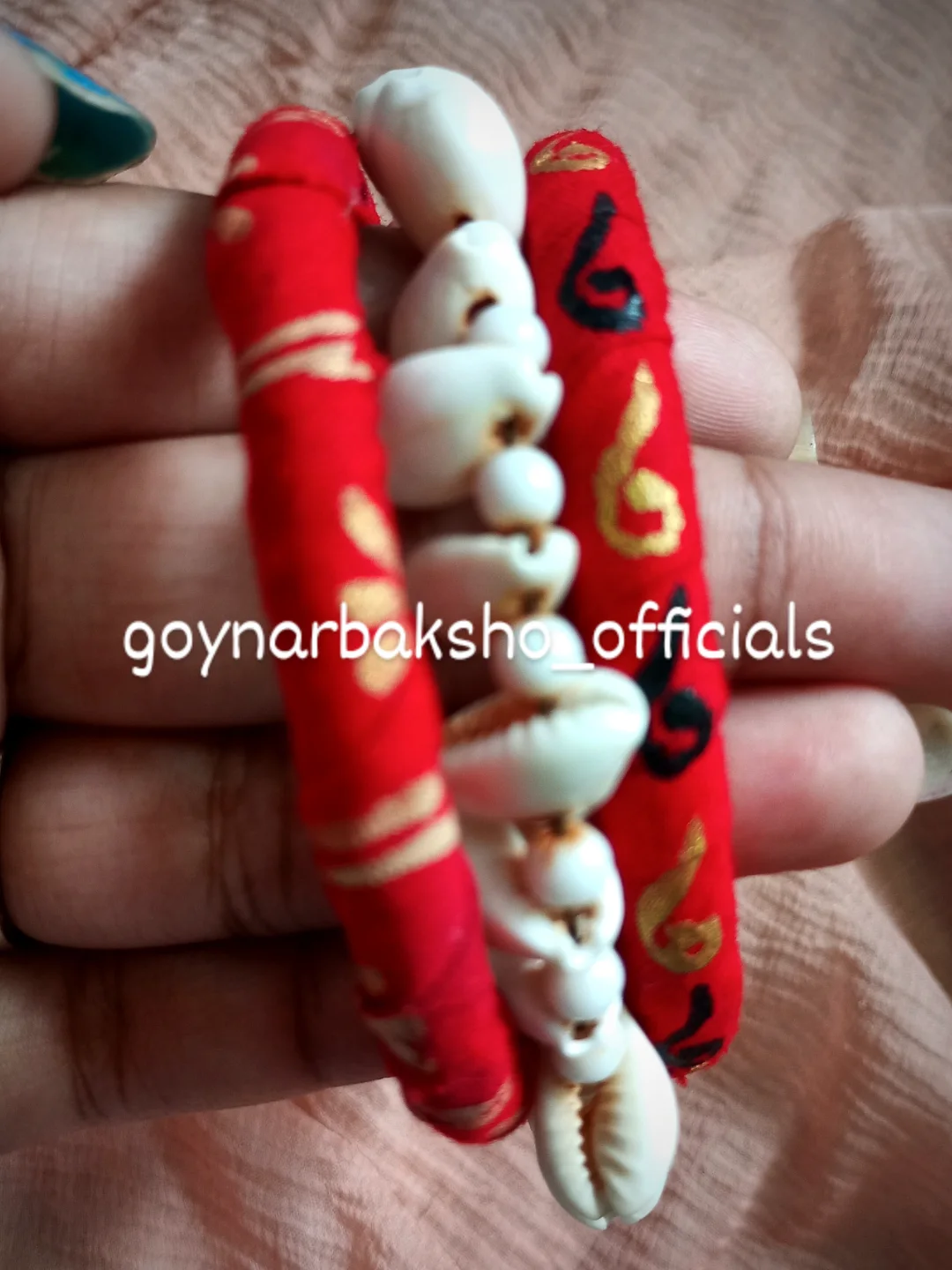 Red choker set with bangles....✨ - Image 4